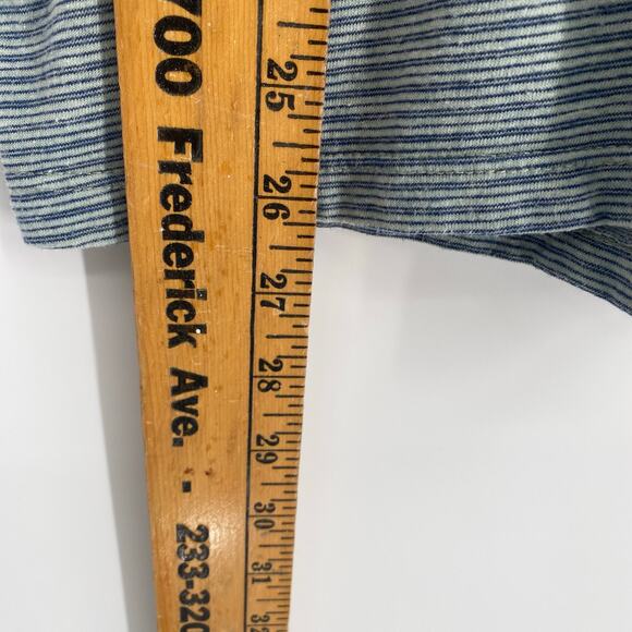 Marine Layer T-shirt Men’s Medium Blue Striped Coastal Nautical NormCore - Picture 6 of 9